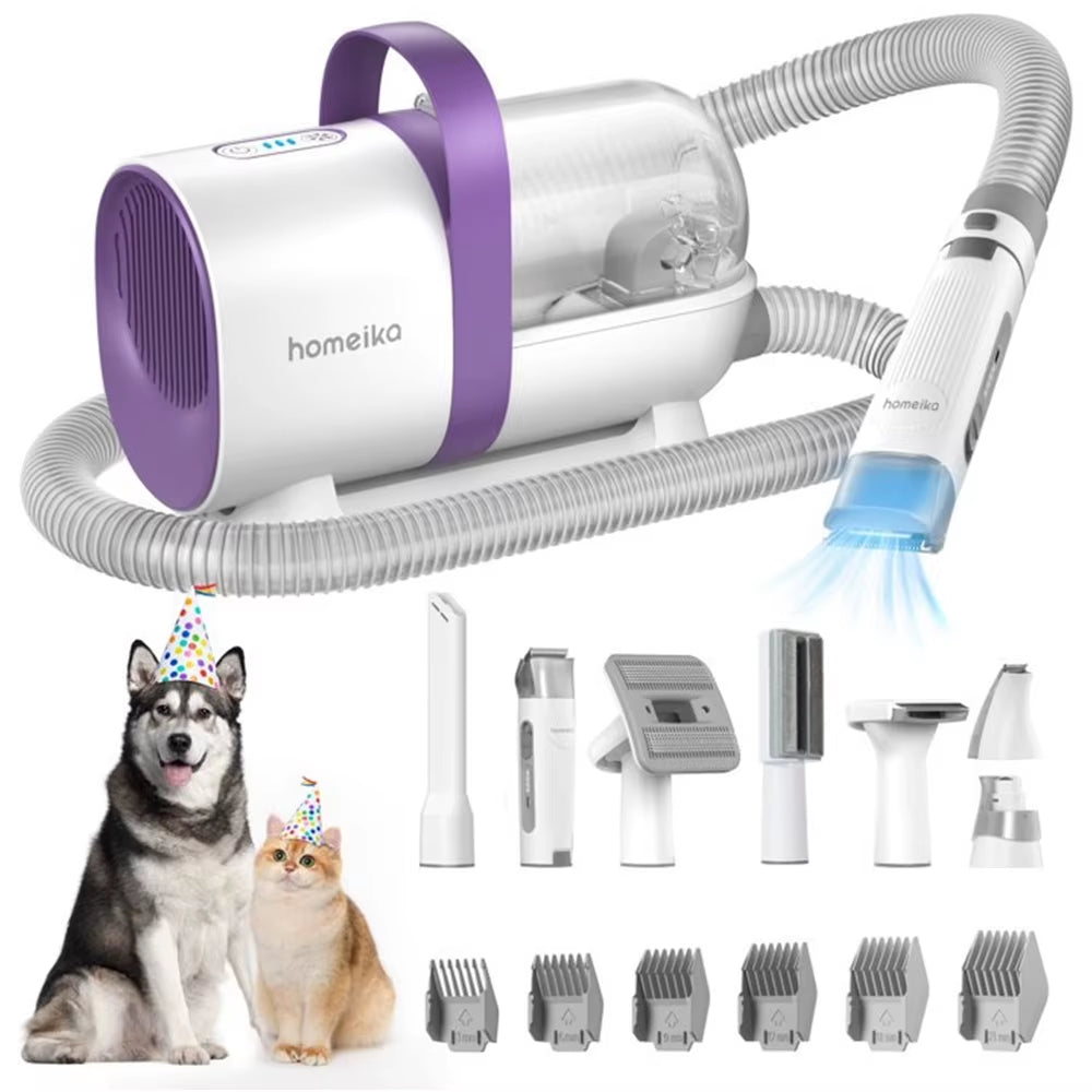 Pet Grooming Vacuum – 99% Hair Suction & Trimming