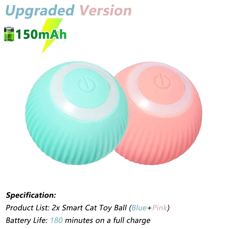 Smart Rolling Cat Ball – Interactive, Automatic Toy for Endless Playtime!
