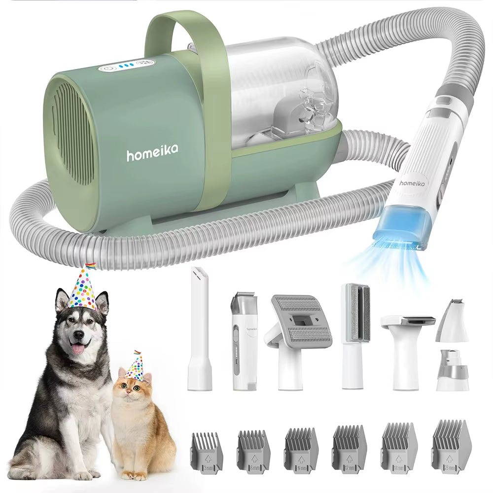 Pet Grooming Vacuum – 99% Hair Suction & Trimming