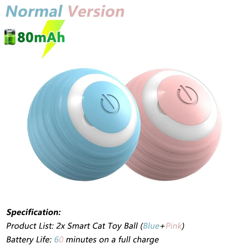 Smart Rolling Cat Ball – Interactive, Automatic Toy for Endless Playtime!