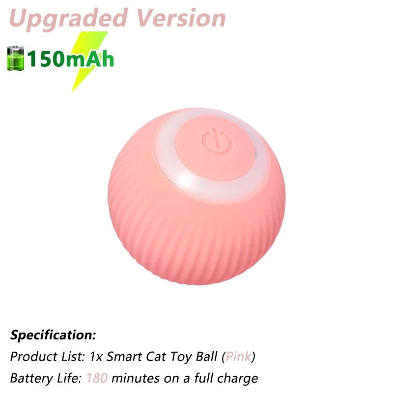 Smart Rolling Cat Ball – Interactive, Automatic Toy for Endless Playtime!
