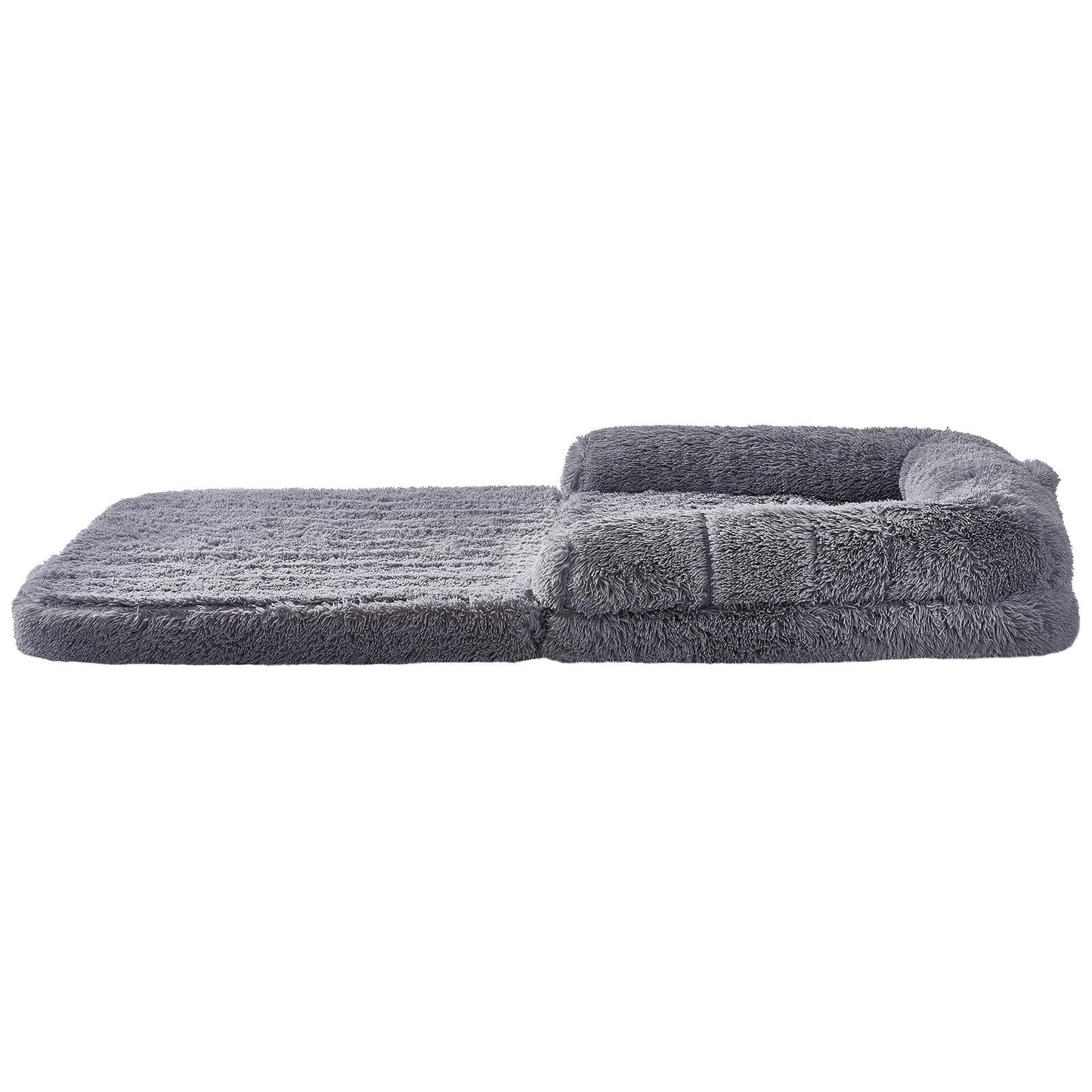 VEVOR Large Dog Bed – 72"x48"x10" Washable PV Velvet Comfort