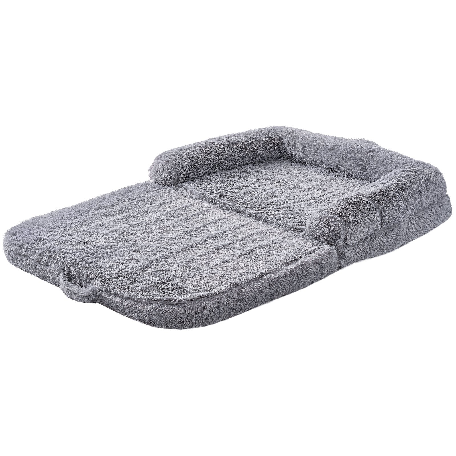 VEVOR Large Dog Bed – 72"x48"x10" Washable PV Velvet Comfort