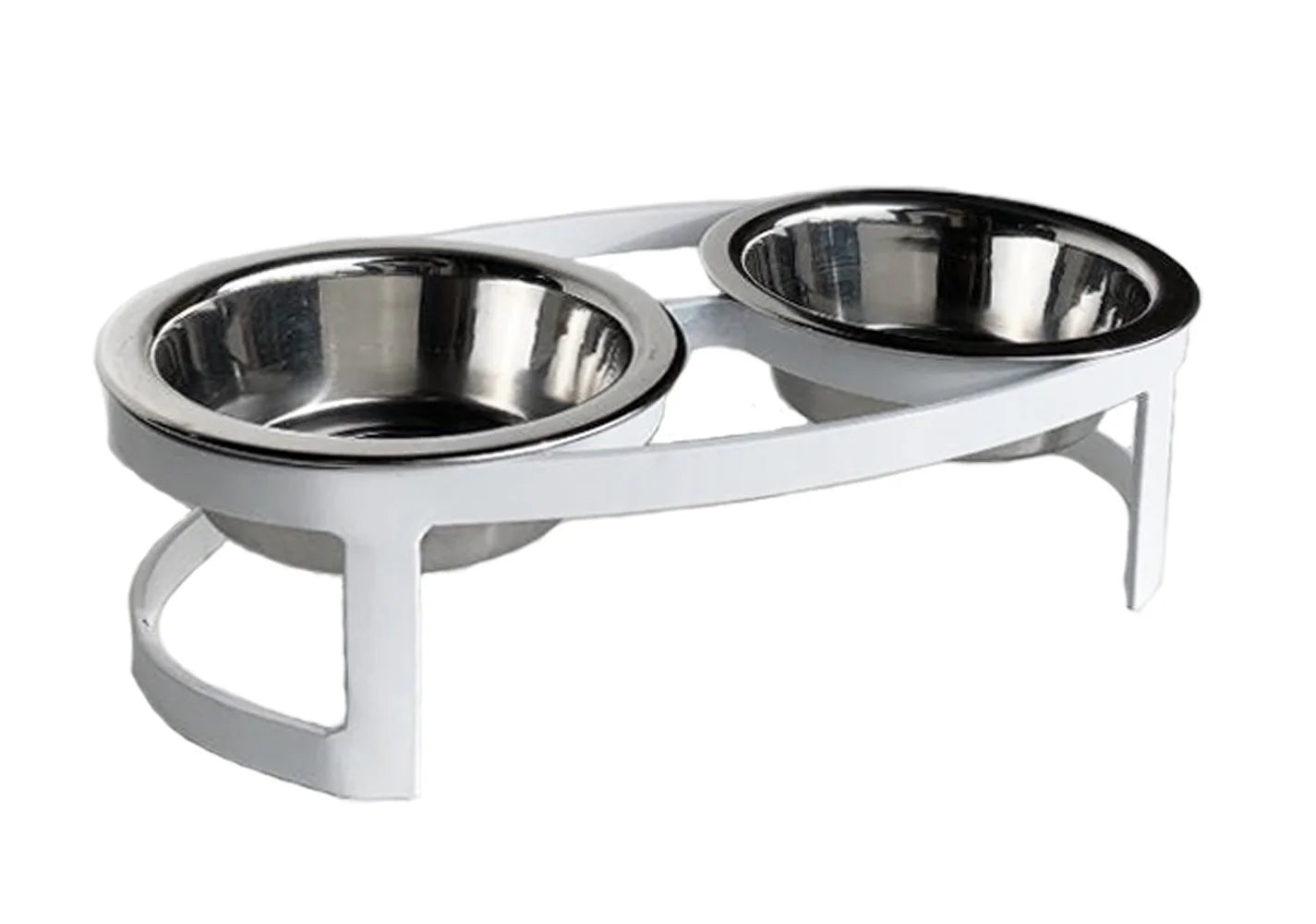Pet Diner-Raindrop Double Diner for Tiny and Small Pets