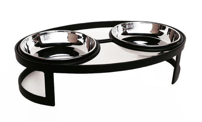 Pet Diner-Raindrop Double Diner for Tiny and Small Pets