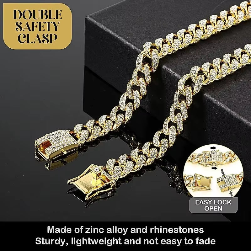Luxury Gold Dog Chain Collar – Stylish, Durable & Pet-Friendly