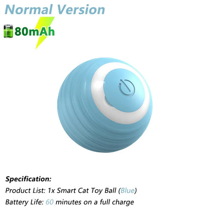 Smart Rolling Cat Ball – Interactive, Automatic Toy for Endless Playtime!