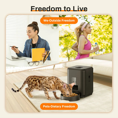 Smart Automatic Pet Feeder – Remote Timing & Portion Control