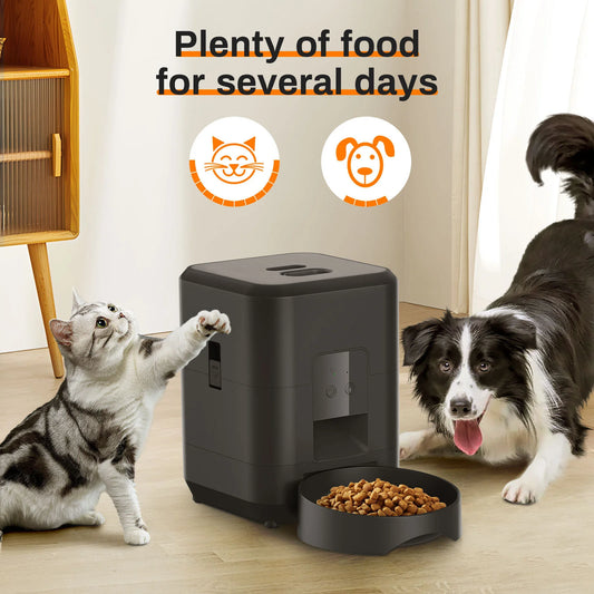 Smart Automatic Pet Feeder – Remote Timing & Portion Control