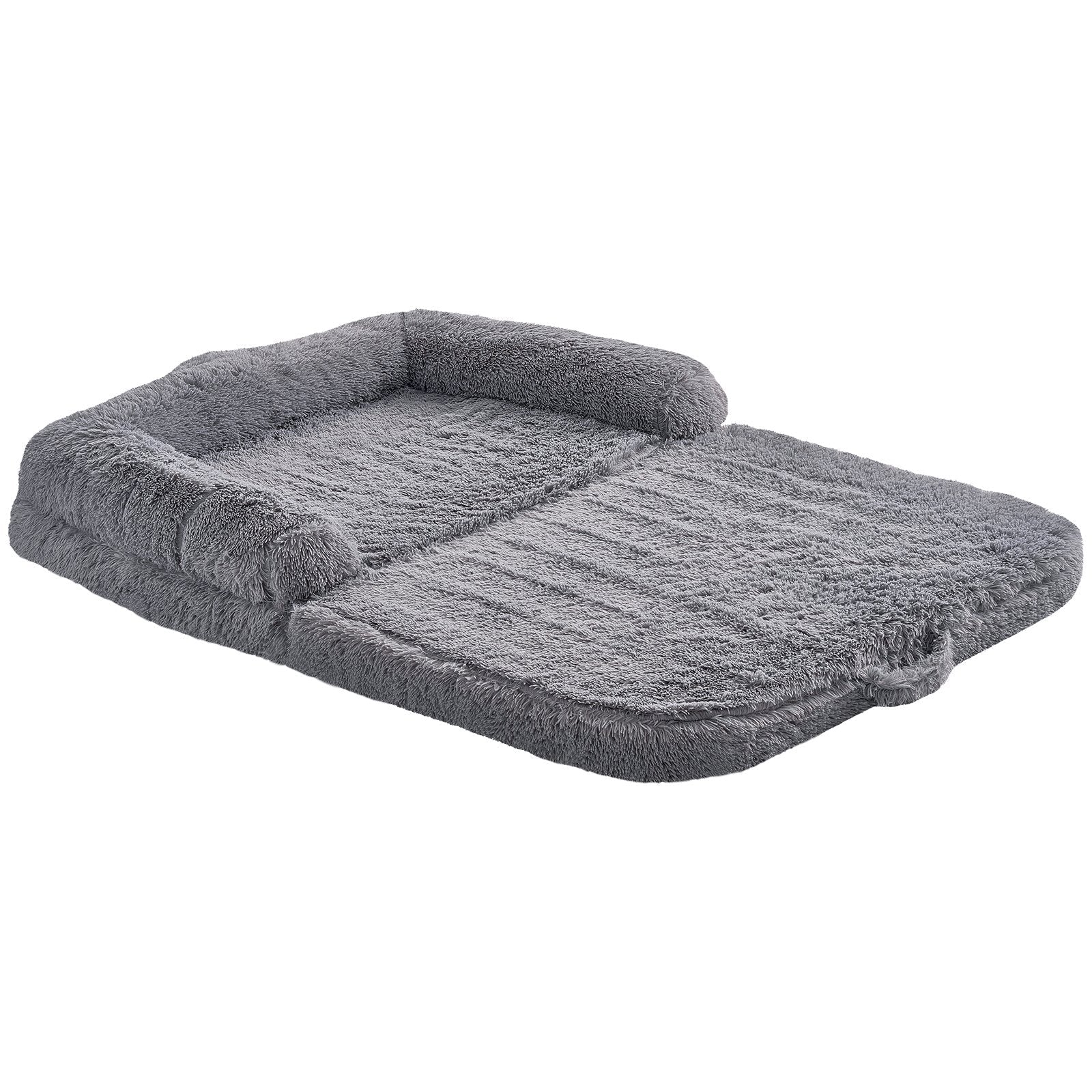 VEVOR Large Dog Bed – 72"x48"x10" Washable PV Velvet Comfort